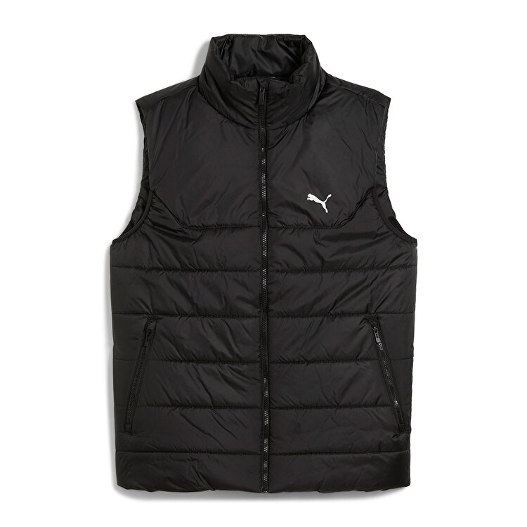 Puma Essentials Padded Erkek Siyah Dik Yaka Yelek