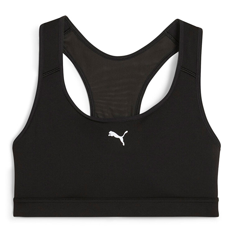 Puma 4Keeps Run Bra Kadın Siyah Bisiklet Yaka Sporcu Sütyeni