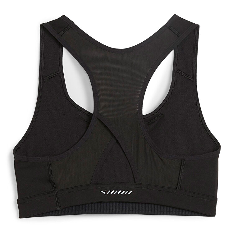 Puma 4Keeps Run Bra Kadın Siyah Bisiklet Yaka Sporcu Sütyeni