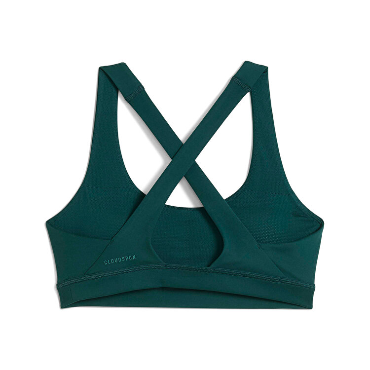 Puma Cloudspun Bra Mid Kadın Yeşil Bisiklet Yaka Sporcu Sütyeni