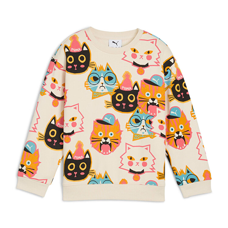 Puma Moody Cat Crew Çocuk Bisiklet Yaka Sweatshirt