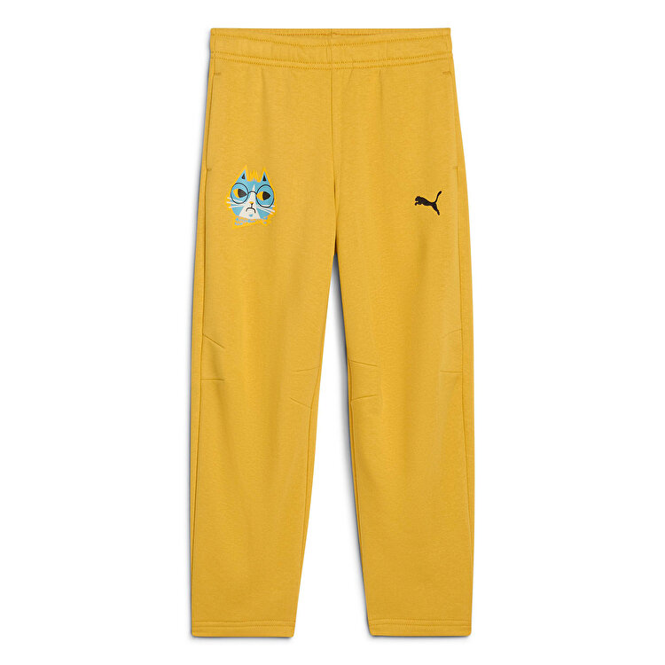Puma Moody Cat Çocuk Sarı Eşofman Altı