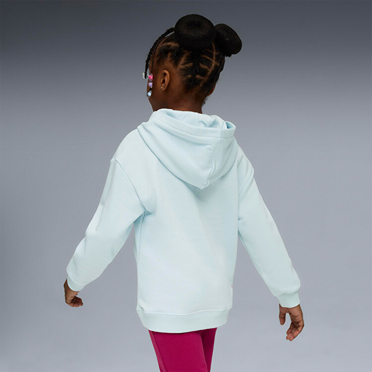 Puma Hello Kitty&Friends Graphic Çocuk Mavi Kapüşonlu Sweatshirt