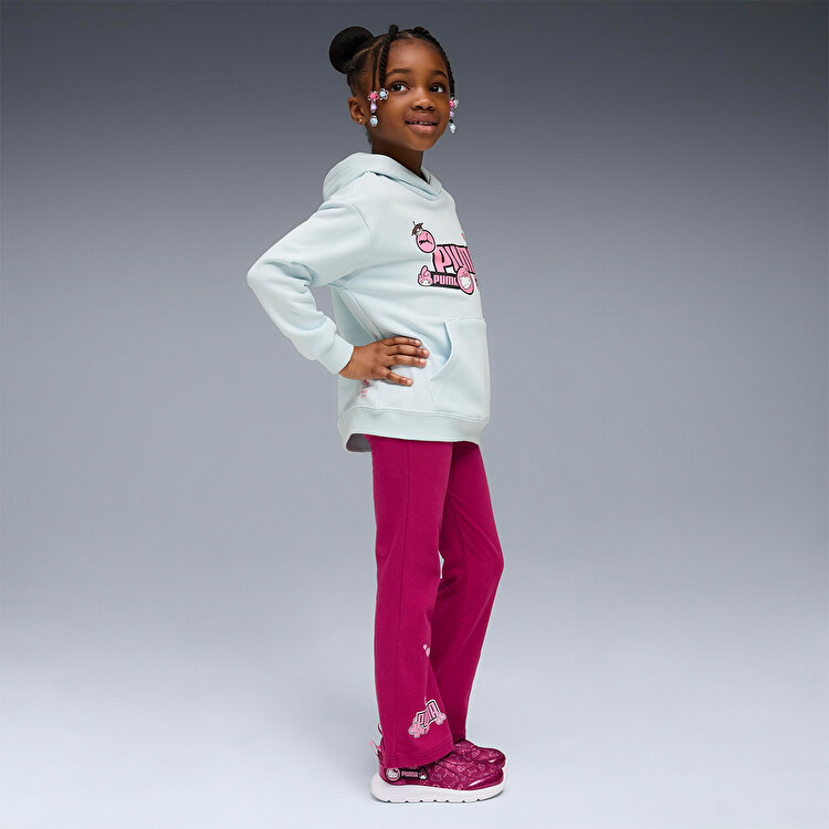 Puma Hello Kitty&Friends Graphic Çocuk Mavi Kapüşonlu Sweatshirt
