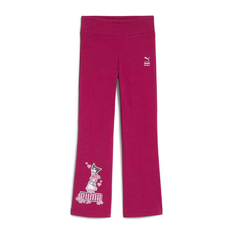 Puma Hello Kitty&Friends Flared Çocuk Mor Tayt