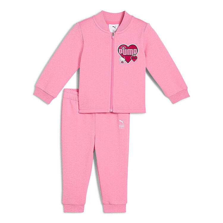 Puma Hello Kitty&Friends Minicats Bebek Pembe Klasik Yaka Eşofman Takımı