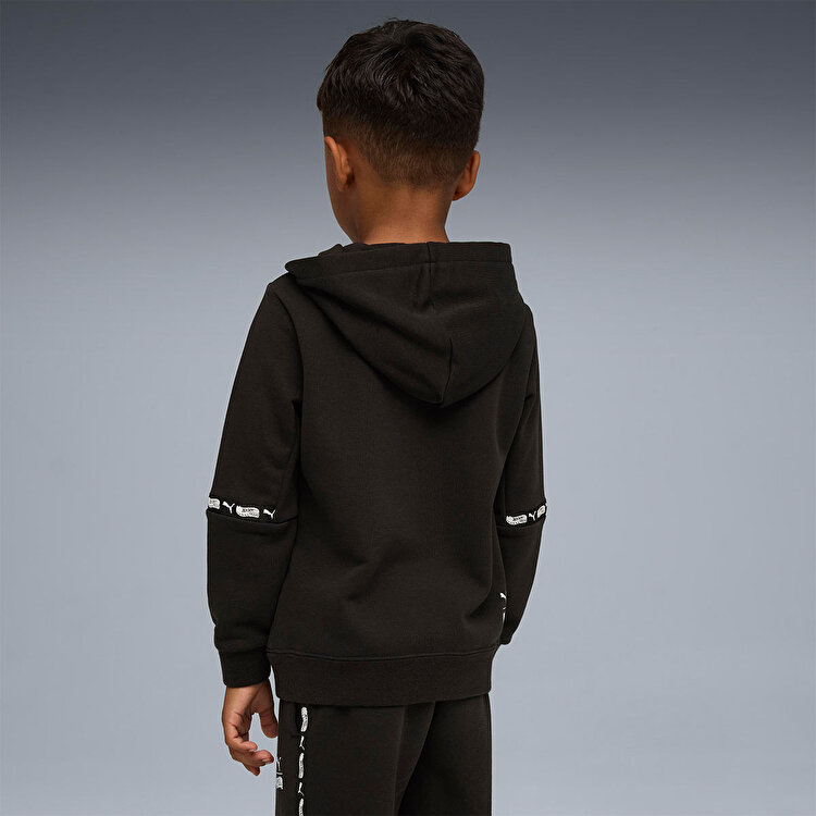 Puma Hot Wheels Çocuk Siyah Kapüşonlu Sweatshirt