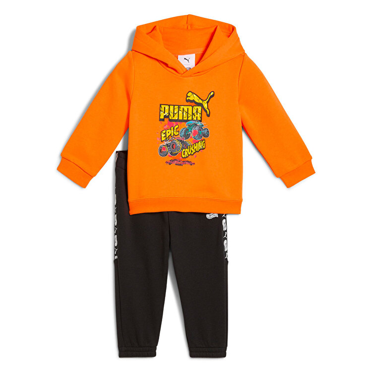 Puma Hot Wheels Bebek Kapüşonlu Eşofman Takımı