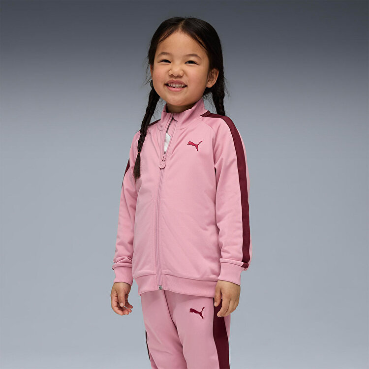 Puma T7 Always On Çocuk Pembe Eşofman Takımı