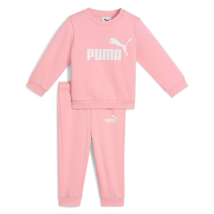 Puma Jogger Set Essentials Crew Fl Bebek Siyah Bisiklet Yaka Eşofman Takımı