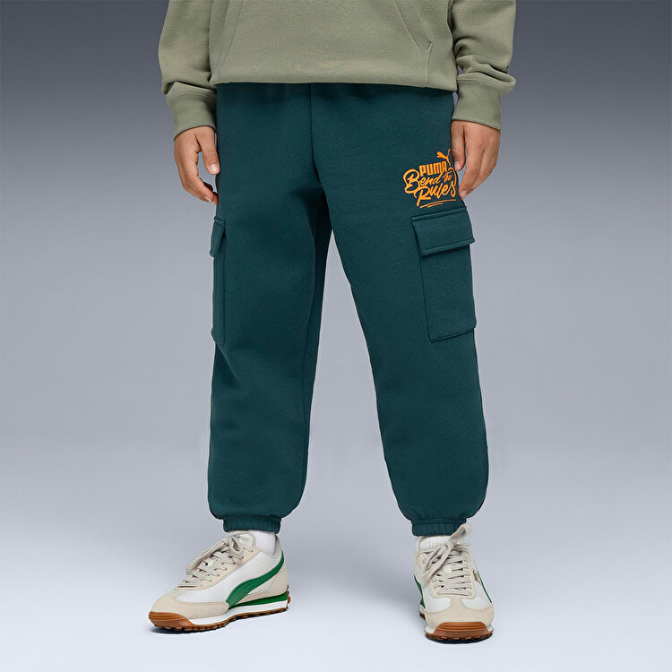 Puma Mid90S Cargo Çocuk Yeşil Eşofman Altı