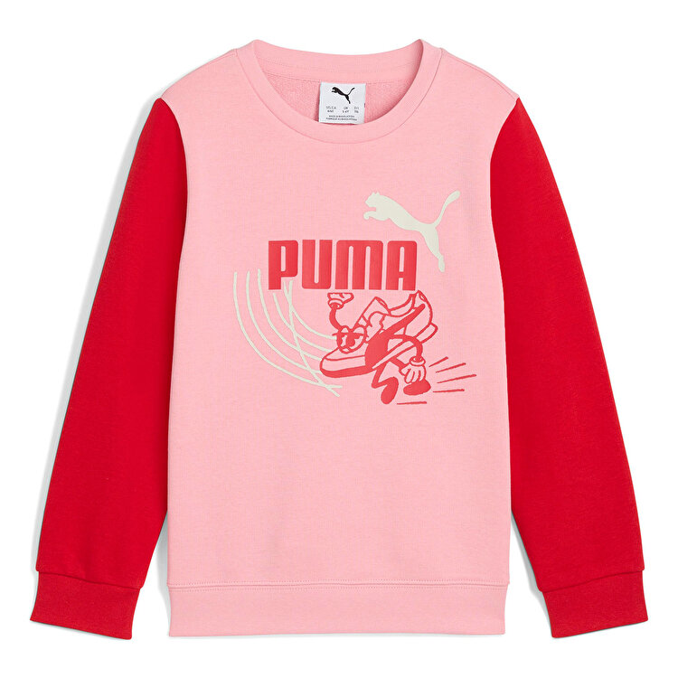 Puma Little Runners Crew Çocuk Bisiklet Yaka Sweatshirt