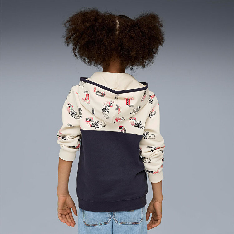 Puma Little Runners Half-Zip Çocuk Bisiklet Yaka Sweatshirt