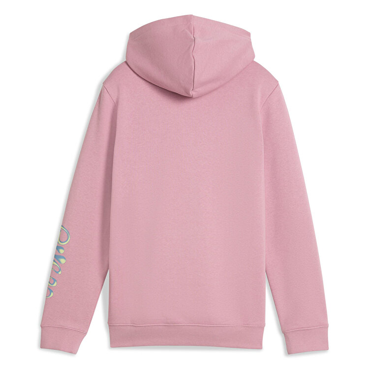 Puma Tweenerverse Çocuk Pembe Kapüşonlu Sweatshirt