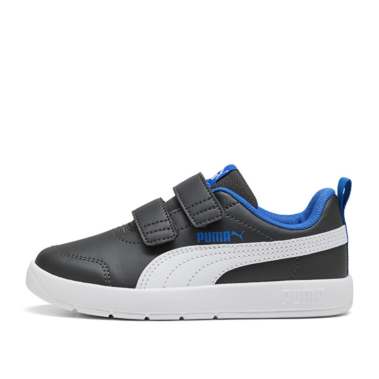 Puma Courtflex V3 V Çocuk Siyah Sneaker - Görsel 2
