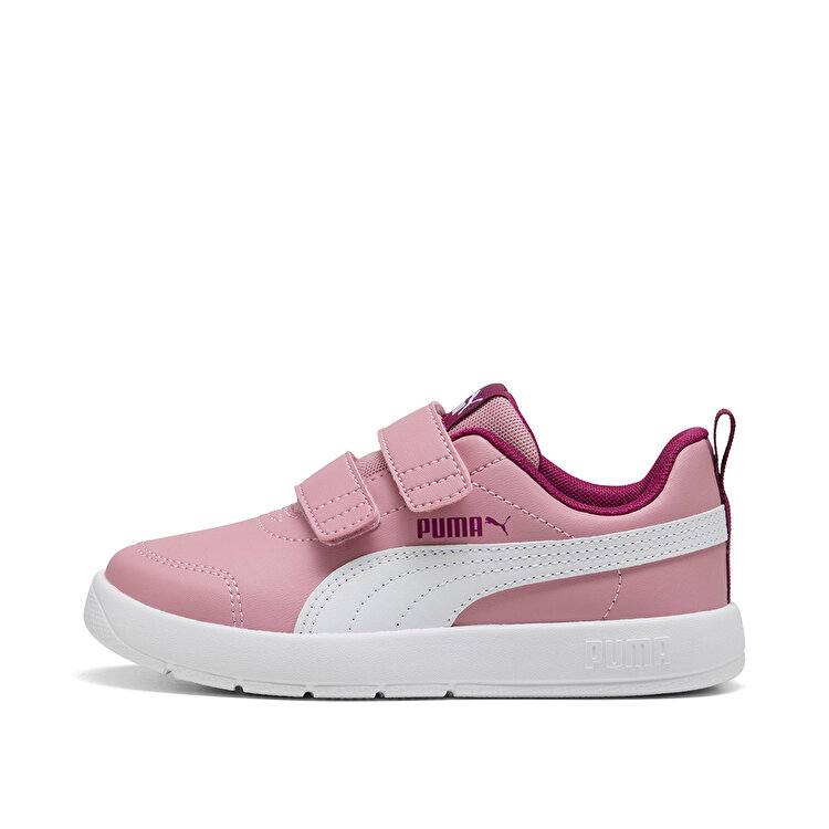 Puma Courtflex V3 V Çocuk Pembe Sneaker - Görsel 2