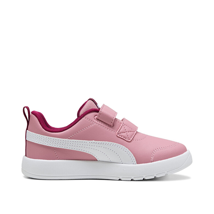 Puma Courtflex V3 V Çocuk Pembe Sneaker - Görsel 3