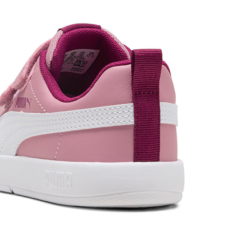 Puma Courtflex V3 V Çocuk Pembe Sneaker - Görsel 5