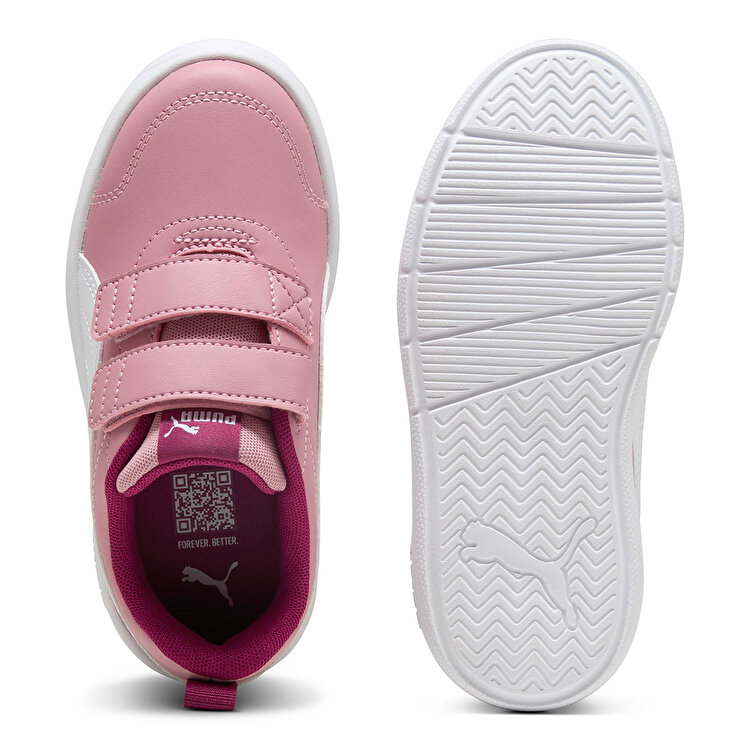 Puma Courtflex V3 V Çocuk Pembe Sneaker - Görsel 6