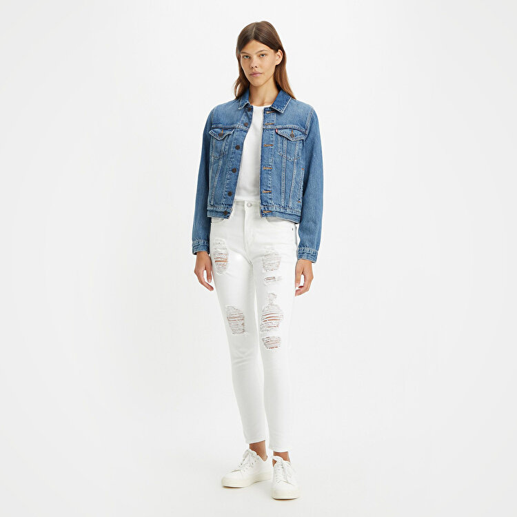 Levi's 721 High Rise Skinny Kadın Beyaz Jean