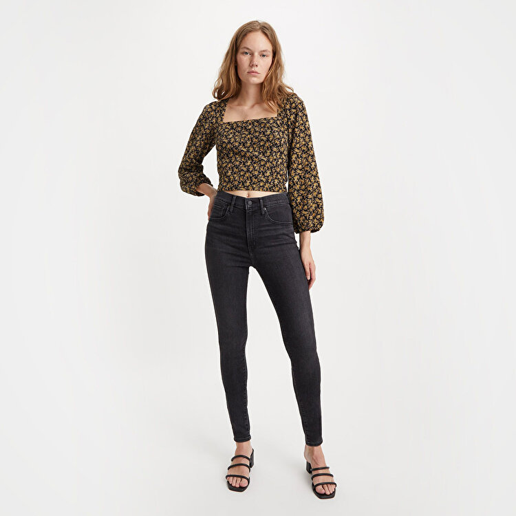 Levi's Mile High Super Skinny Kadın Siyah Jean