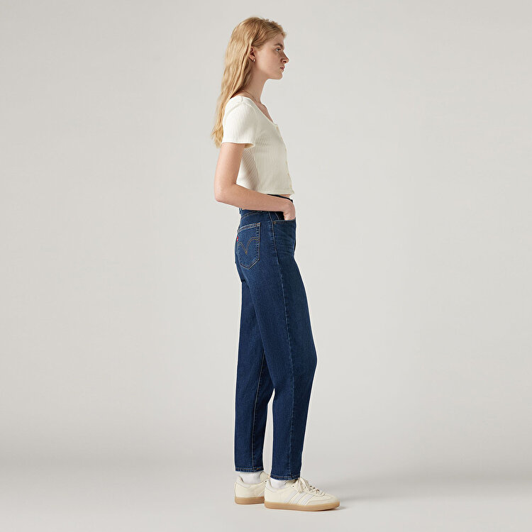 Levi's High Waisted Mom Jean Kadın Lacivert Jean 26986-0018
