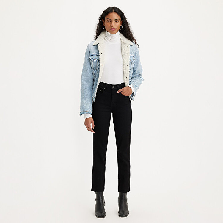 Levi's 724 High Rise Straight Kadın Siyah Jean