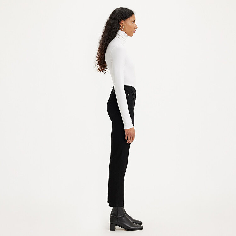 Levi's 724 High Rise Straight Kadın Siyah Jean