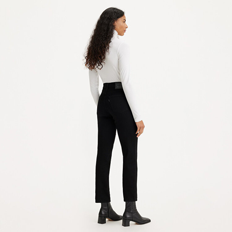 Levi's 724 High Rise Straight Kadın Siyah Jean