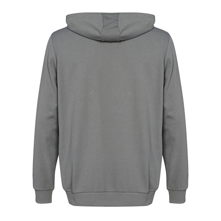 Hummel T-Ic Ico Erkek Gri Kapüşonlu Sweatshirt