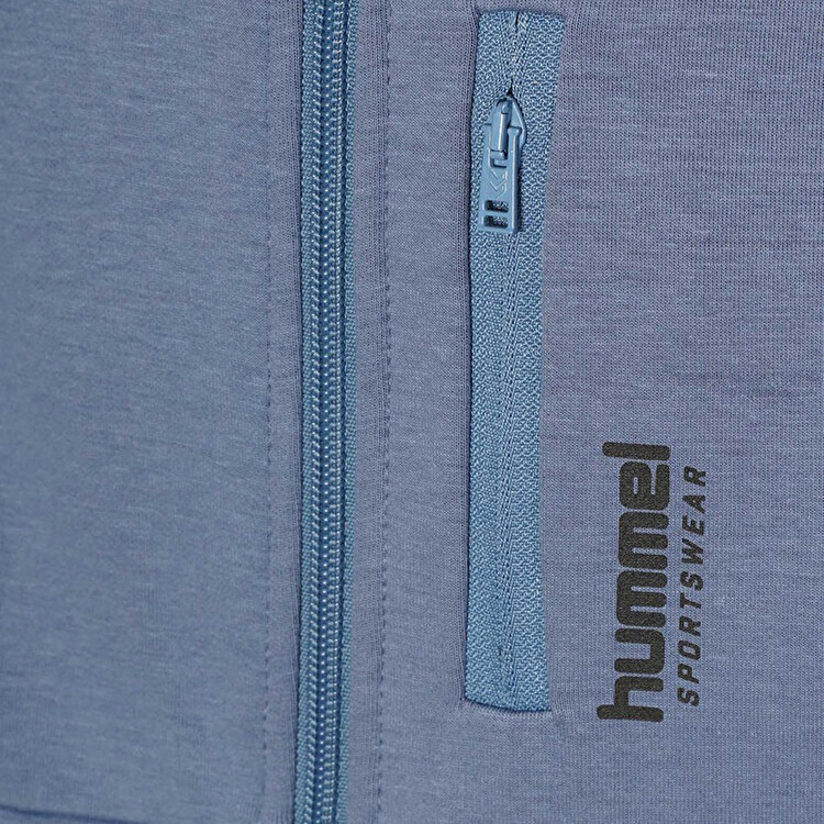 Hummel Combes Erkek Çocuk Mavi Kapüşonlu Ceket