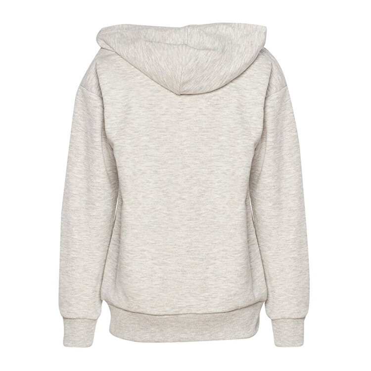 Hummel Pardew Erkek Çocuk Gri Kapüşonlu Sweatshirt