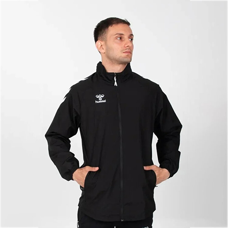 Hummel Line Erkek Siyah Dik Yaka Ceket