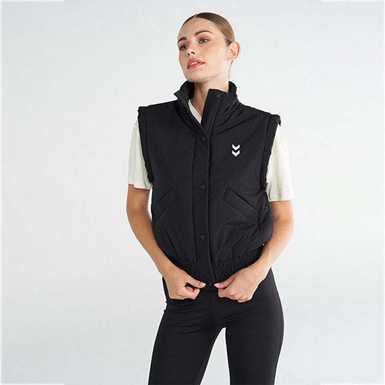 Hummel Care Kadın Siyah Dik Yaka Yelek