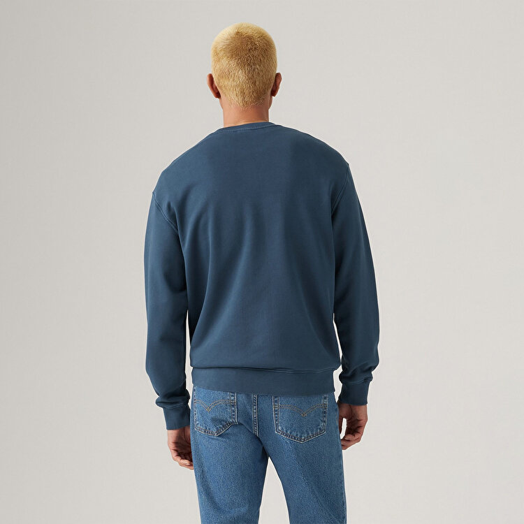 Levi's Relaxed Graphic Erkek Mavi Sweatshirt 38712-0372 - Sporthink