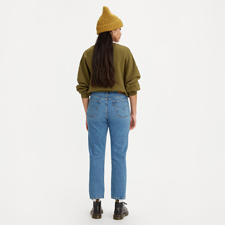 Levi's 501 Regular Fit Crop Kadın Mavi Jean