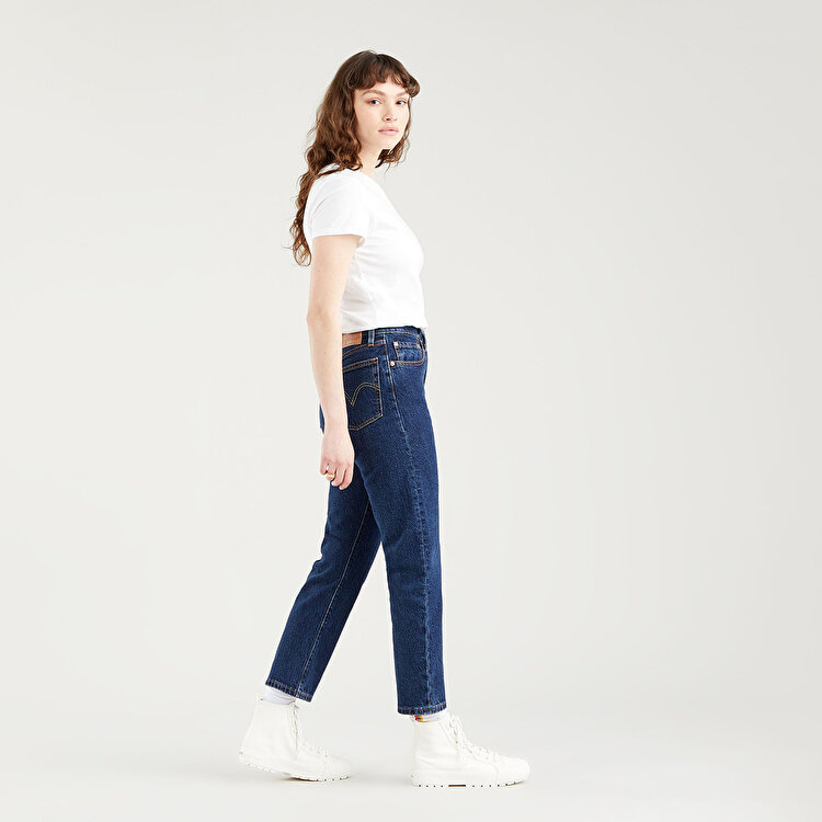 Levi's 501 Regular Fit Crop Kadın Lacivert Jean