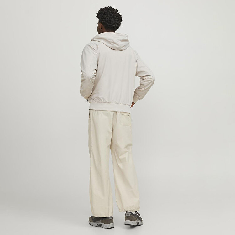 Jack&Jones Track Bomber Erkek Bej Kapüşonlu Ceket