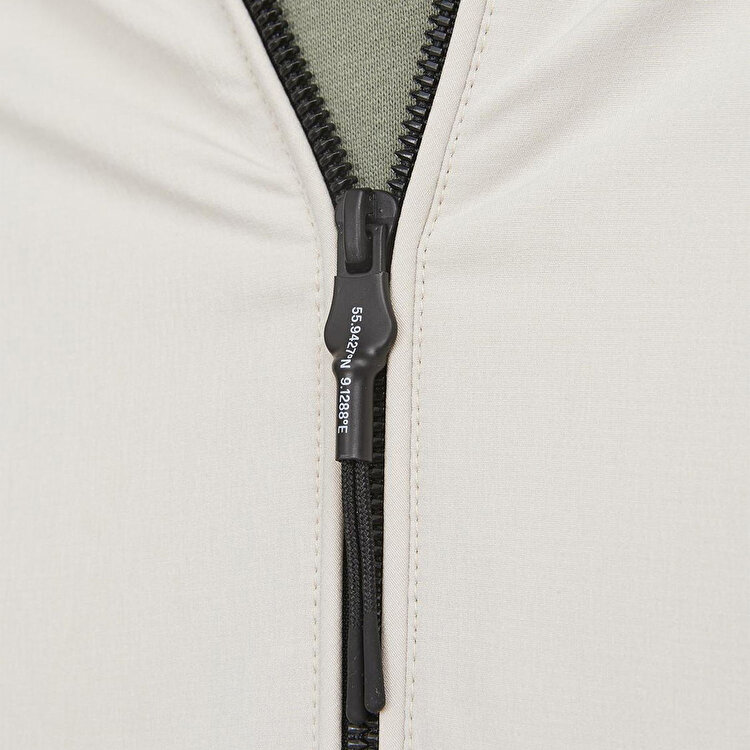 Jack&Jones Track Bomber Erkek Bej Kapüşonlu Ceket