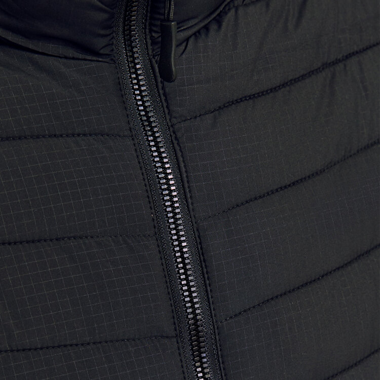 Jack&Jones State Packable Puffer Hood Erkek Siyah Kapüşonlu Mont
