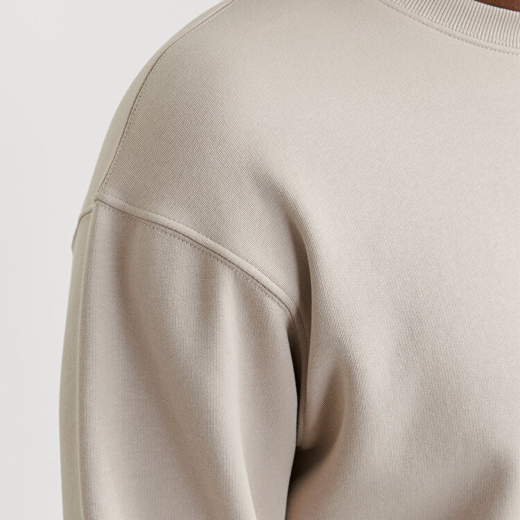 Jack&Jones Star Basic Erkek Bej Bisiklet Yaka Sweatshirt