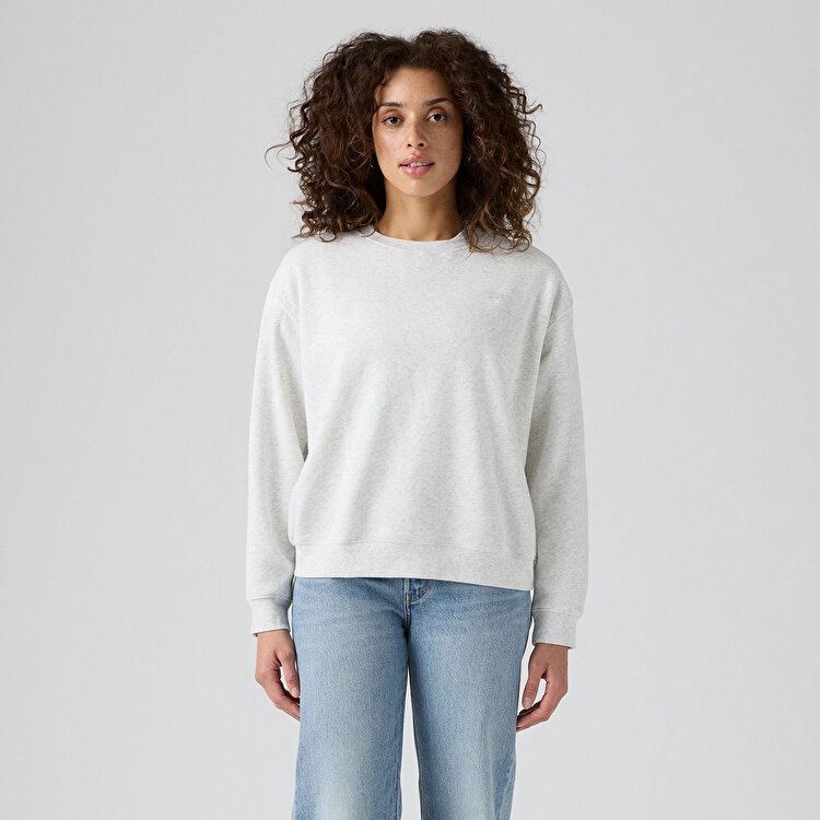 Levi's Everyday Kadın Gri Bisiklet Yaka Sweatshirt A5942-0006