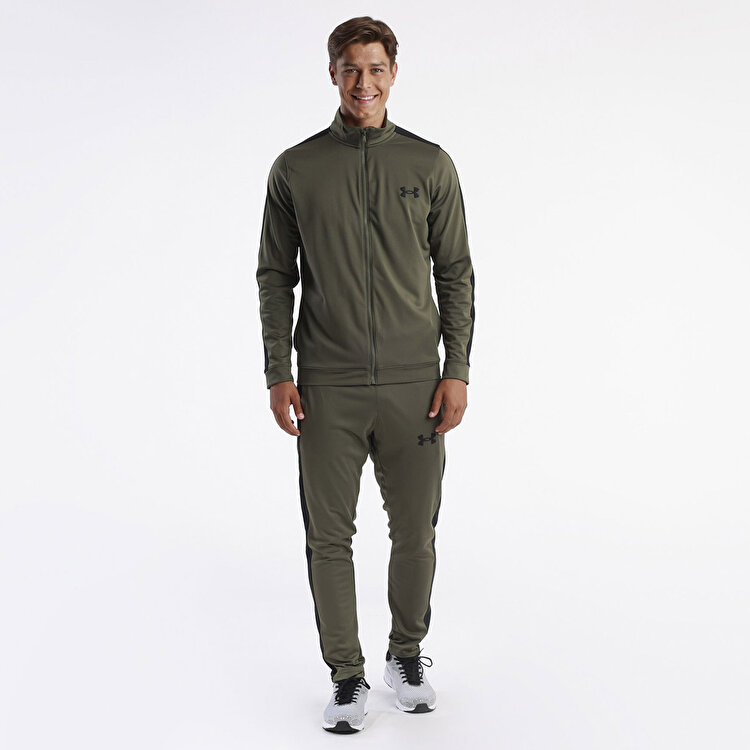 Under Armour Knit Track Erkek Yeşil Eşofman Takımı