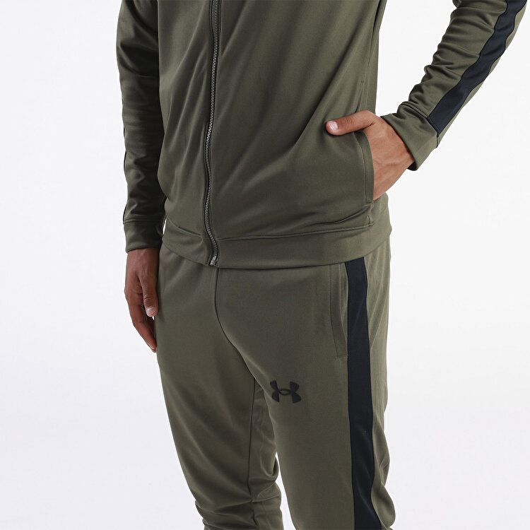 Under Armour Knit Track Erkek Yeşil Eşofman Takımı