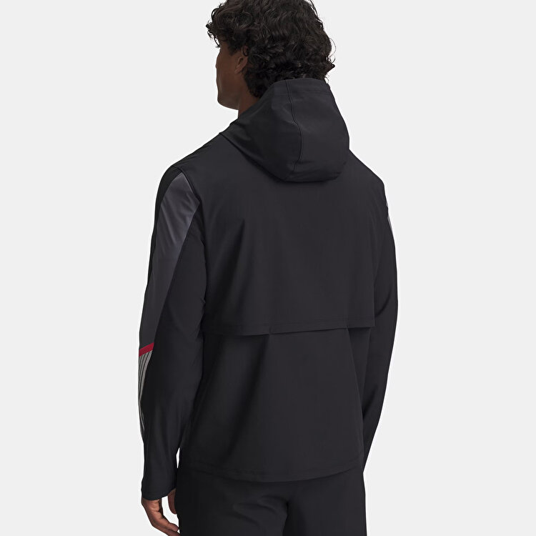 Under Armour Velociti Storm Hooded Erkek Siyah Kapüşonlu Ceket