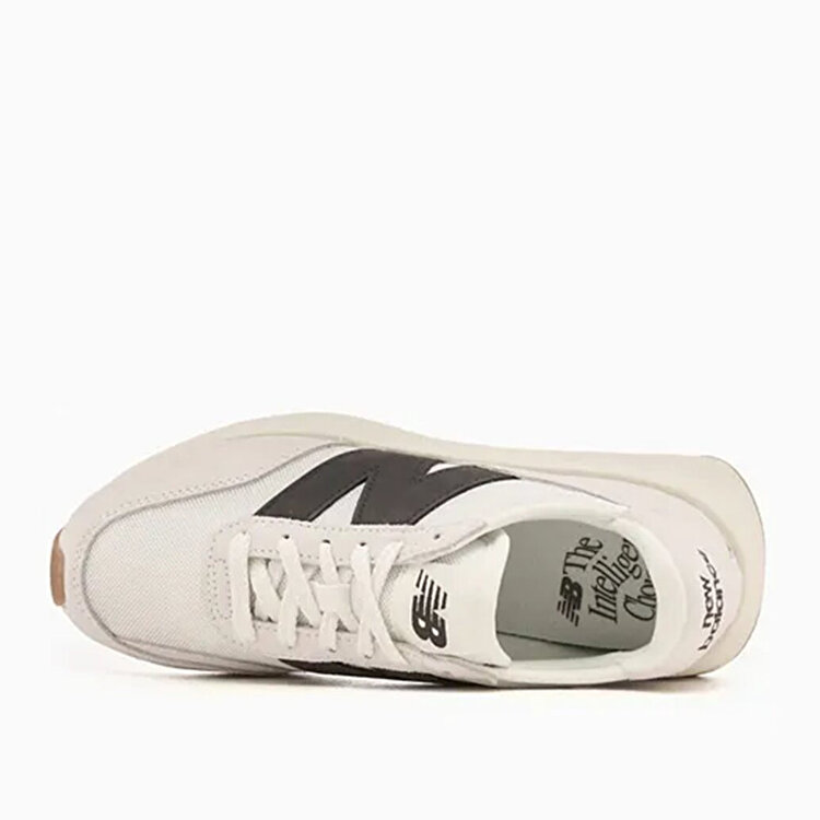 New Balance 370 Erkek Siyah Spor Ayakkabı - Görsel 4