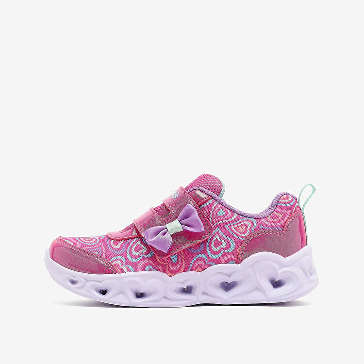Skechers Heart Lights Kız Çocuk Pembe Spor Ayakkabı - Görsel 2