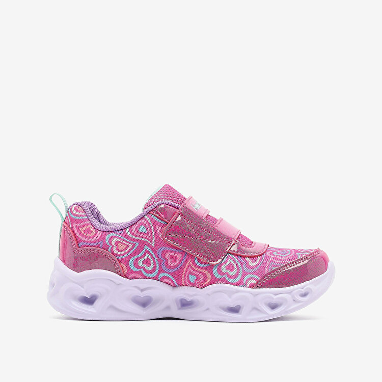 Skechers Heart Lights Kız Çocuk Pembe Spor Ayakkabı - Görsel 3