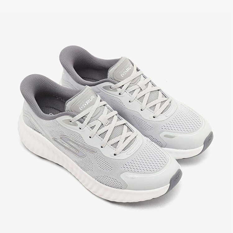 Skechers Go Run Now Regent Kadın Gri Koşu Ayakkabısı - Görsel 4