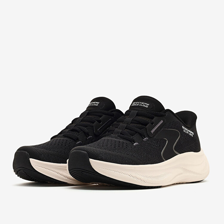 Skechers Skech Cloud Kadın Siyah Spor Ayakkabı - Görsel 4